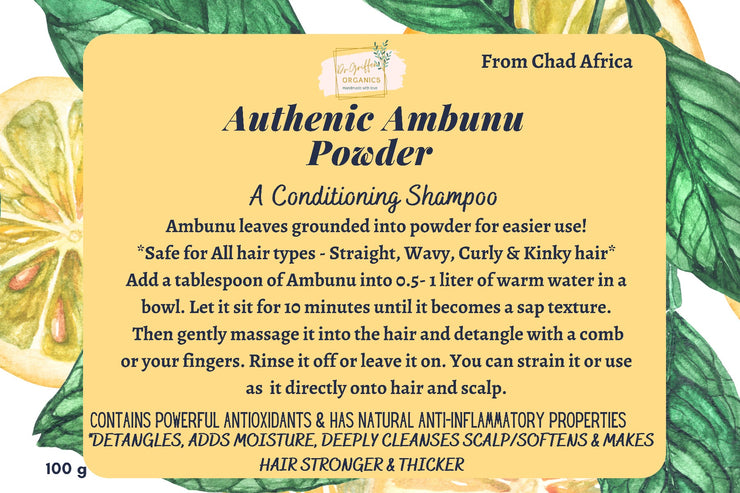 Ambunu powder-A conditioning shampoo